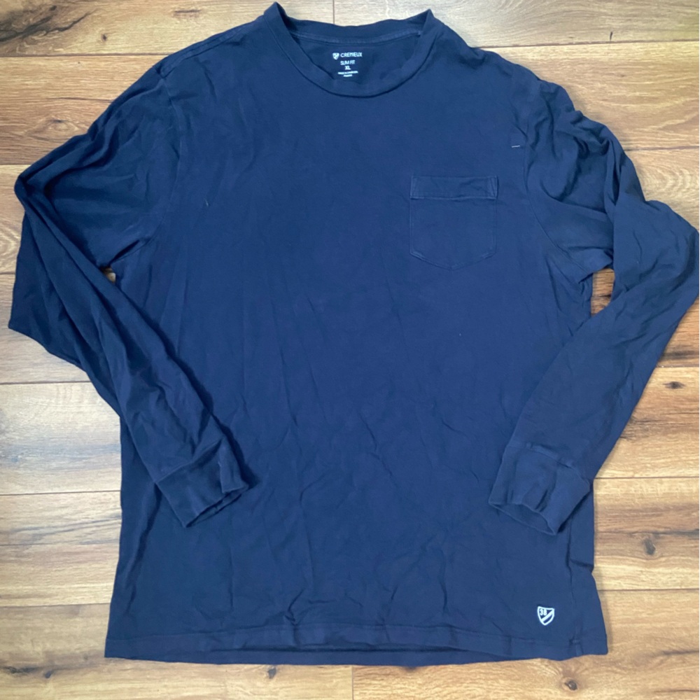 Men's Blue Long Sleeve Shirt